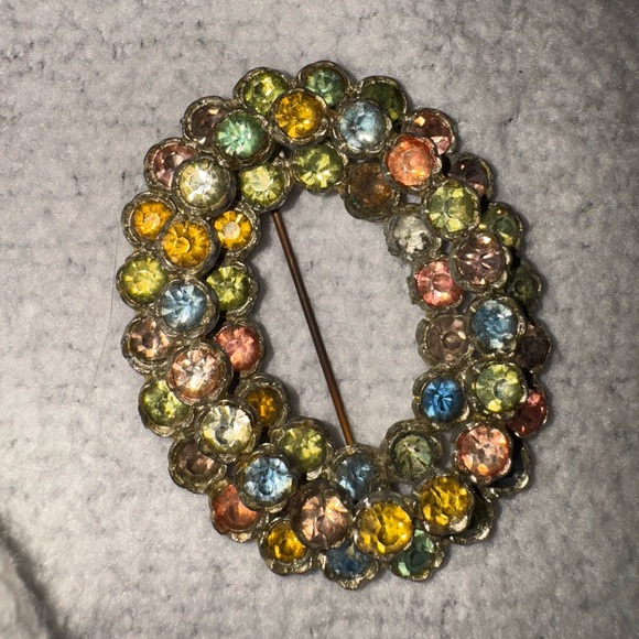 Vintage Pastel Brooch - Picture 3 of 6